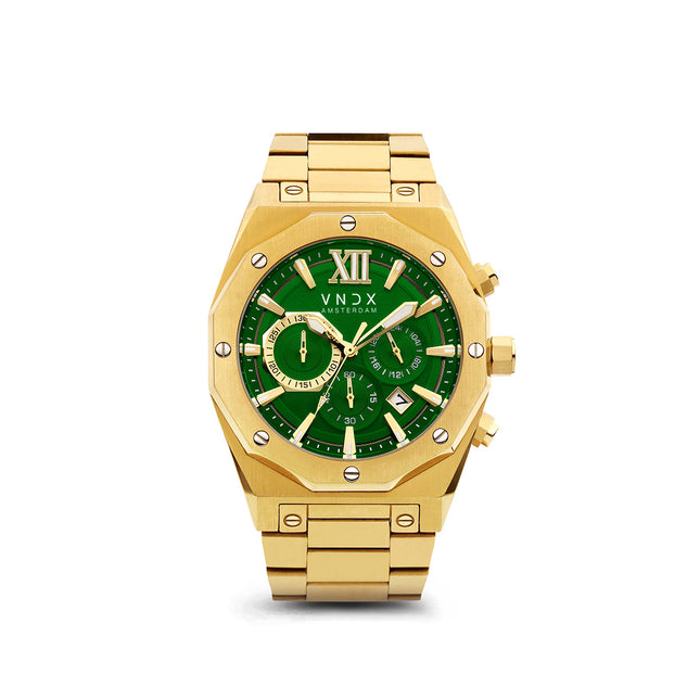 Wise Man Steel Goud Groen
