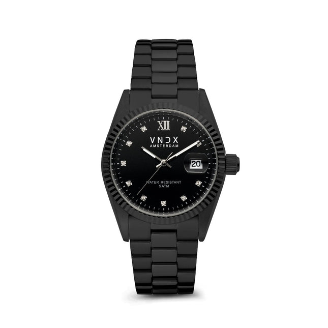 Vooraanzicht | Dames horloge kopen | Dare Devil Medium Zwart