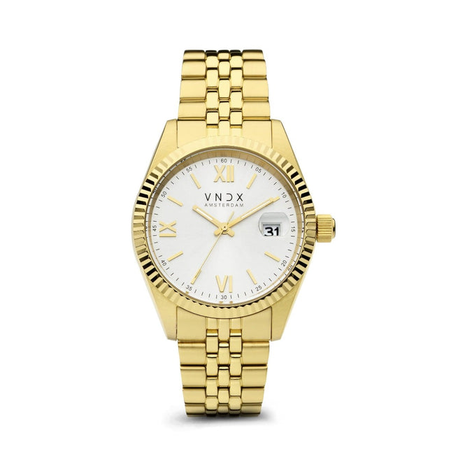 Vooraanzicht | Dames horloge kopen | Dare Devil XL Goud