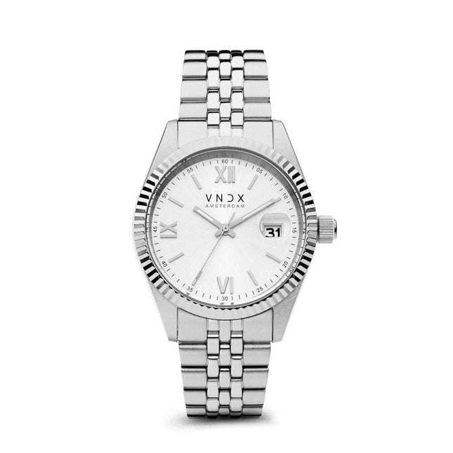 Vooraanzicht | Dames horloge kopen | Dare Devil XL Zilver