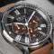 Horloges met leren band