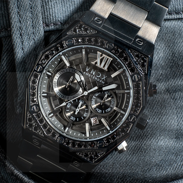 Heren horloges | Wise Man Steel Stone collectie | VNDX Amsterdam