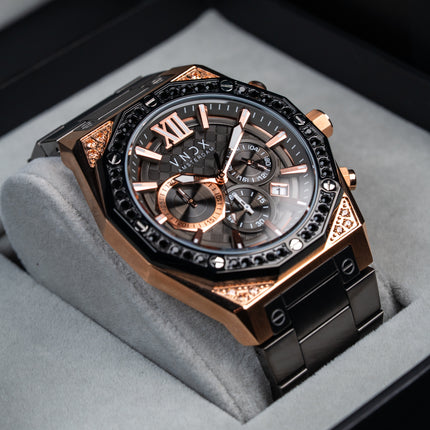 Wise Man Steel Stones Rose Gold