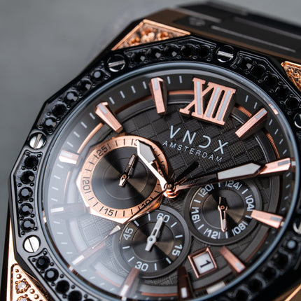 Wise Man Steel Stones Rose Gold