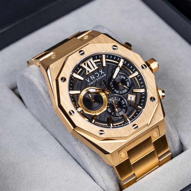 Wise Man Steel Goud Zwart