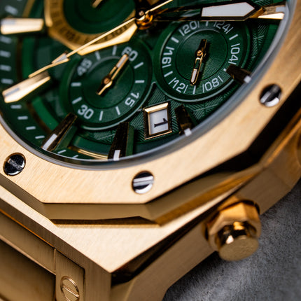 Wise Man Steel Gold Green