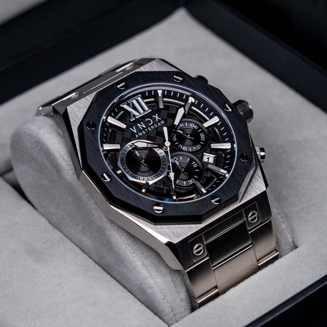 Wise Man Steel Zilver Zwart