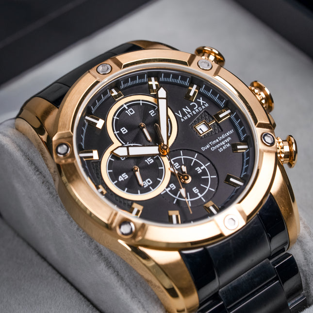 Young Rebel Big Boy Staal Zwart Goud