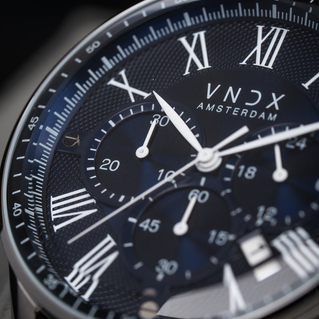 The Chief Blue Leather Gray