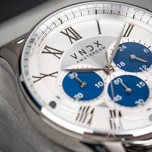 The Chief Two-Tone Leather Blue