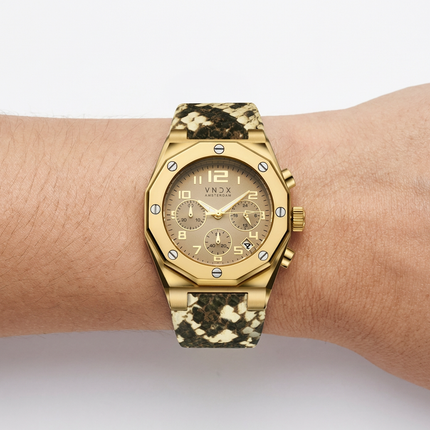 The One Snake Goud Beige