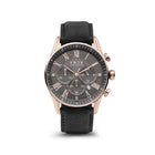 The Chief Rose Leather Black