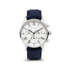 The Chief White Leather Blue