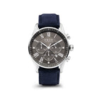 The Chief Gray Leather Blue