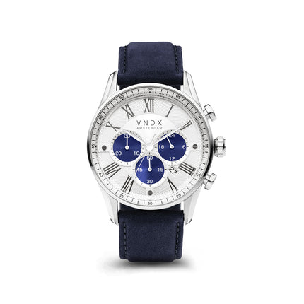 The Chief Two-Tone Leather Blue