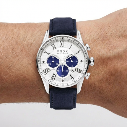 The Chief Two-Tone Leder Blauw