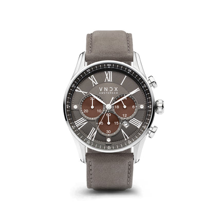 The Chief Two-Tone Leather Gray