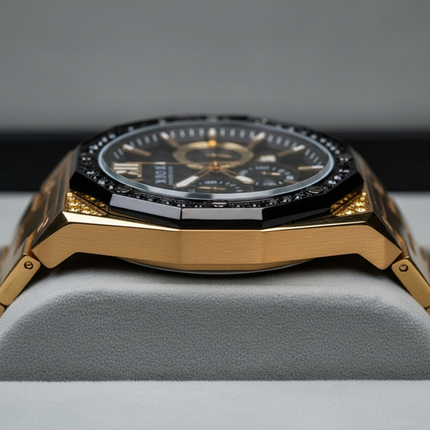 Wise Man Steel Stones Goud