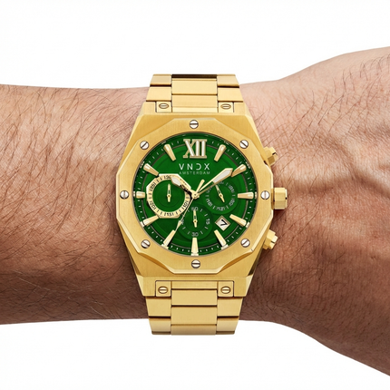 Wise Man Steel Goud Groen