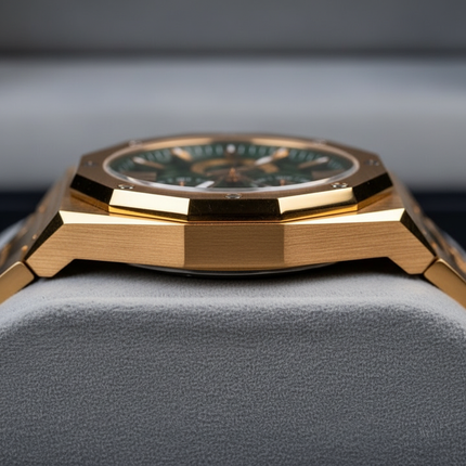 Wise Man Steel Goud Groen