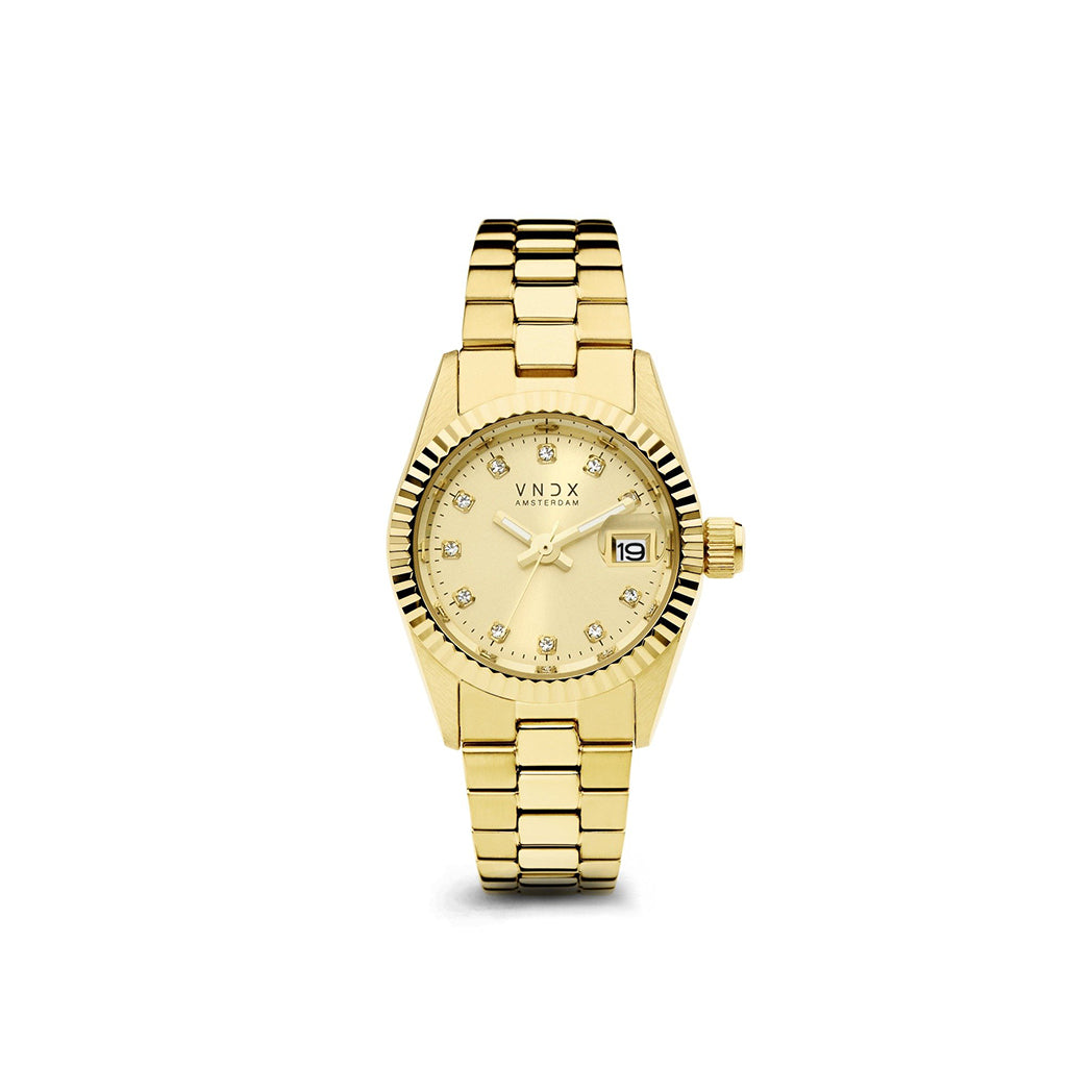 Dames horloge Dare Devil XS Goud VNDX Amsterdam