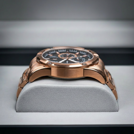 Heren horloge zij aanzicht