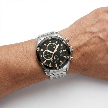Young Rebel Big Boy Staal Zilver Zwart