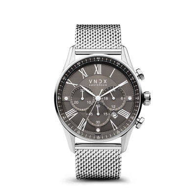 The Boss Gray dial, Steel strap