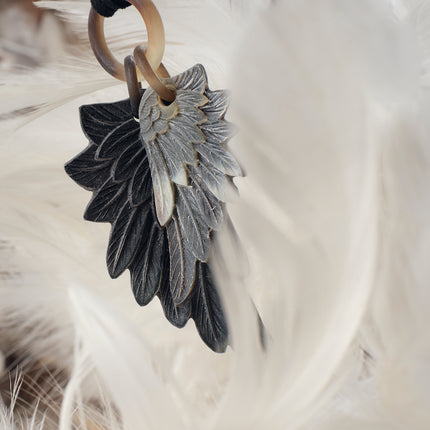 Wings Necklace Dark