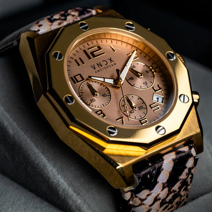 The One Snake Goud Beige