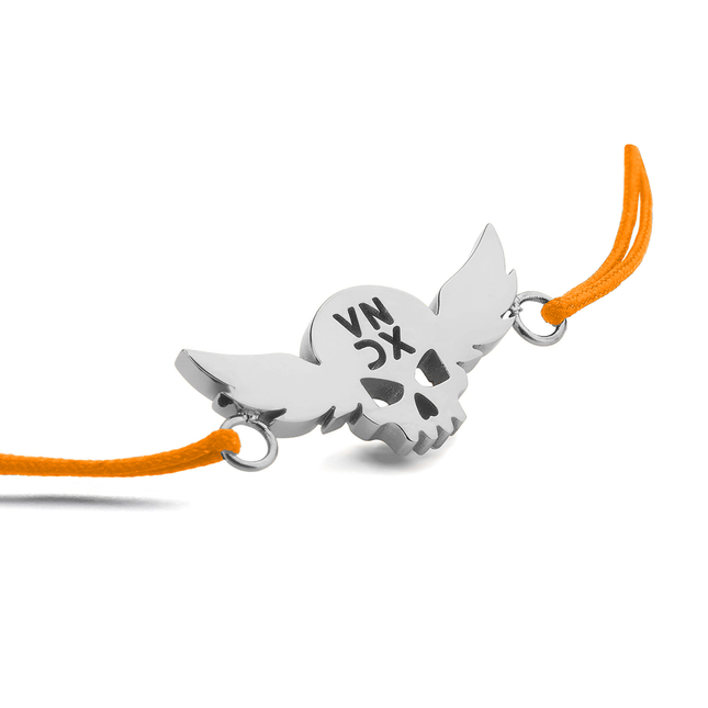 Icon Bracelet Silver Orange