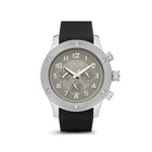 Vooraanzicht | Dames horloge kopen | Rocky Rebel XS Zilver Zwart
