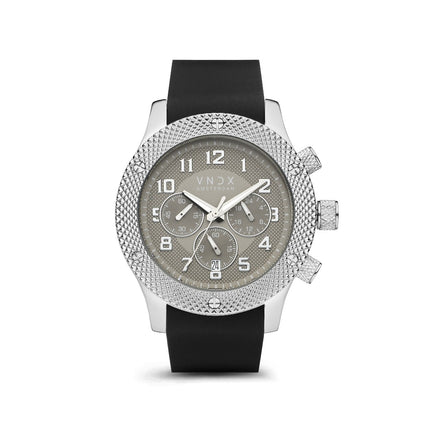 Vooraanzicht | Dames horloge kopen | Rocky Rebel XS Zilver Zwart