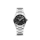 Vooraanzicht | Dames horloge kopen | Dare Devil Staal Zilver Zwart